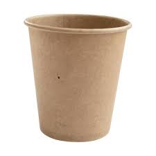 Kraft - Bruine kartonnen bekers - 200 ml - 7 oz - 70,3/52 x90 mm - Verpakking 1000 stuks